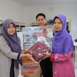 7. Receiving used clothes donation from staff