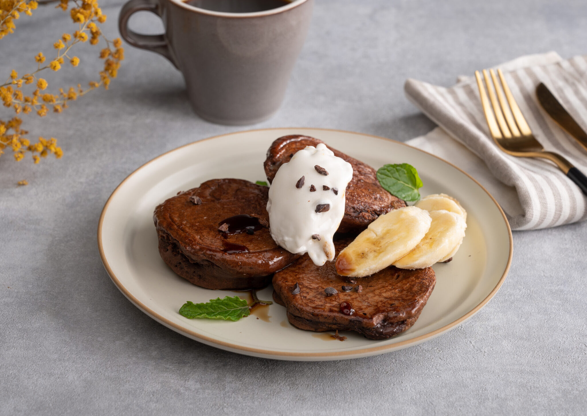 ココアパンケーキ